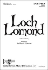 Loch Lomond SAB choral sheet music cover